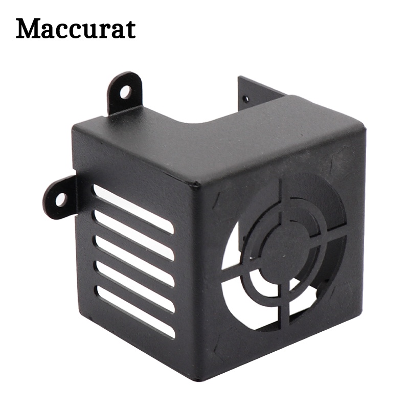 3D หัวพิมพ์อุปกรณ์เสริมพัดลม 3D ชิ้นส่วนเครื่องพิมพ์พัดลม CR-10S Ender-3 Extruder พัดลมฝาครอบป้องกันคงที่พัดลมระบายความร้อน