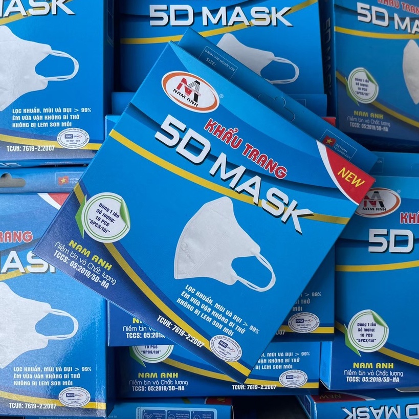 ยกลัง หน้ากากอนามัย Famapro 5D Mask ราคาพิเศษ 1 ลัง (100 กล่อง)