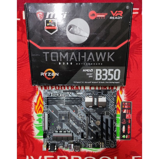 เมนบอร์ด MSI B350 Tomahawk Socket AM4