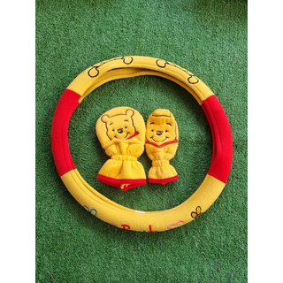 หุ้มพวงมาลัยเกียเบรกลายหมีพูราคาพิเศษเพียง399บาท