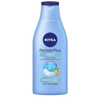 (Pre Order) Nivea Refresh Plus Aqua Moisture Body Gel 200 ml.  โลชั่นบำรุงผิวกาย เนื้อเจล