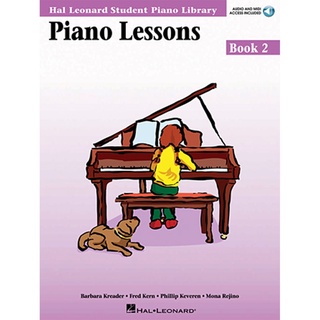 หนังสือเรียนเปียโน PIANO LESSONS BOOK 2 – AUDIO AND MIDI ACCESS INCLUDED Hal Leonard Student Piano Library