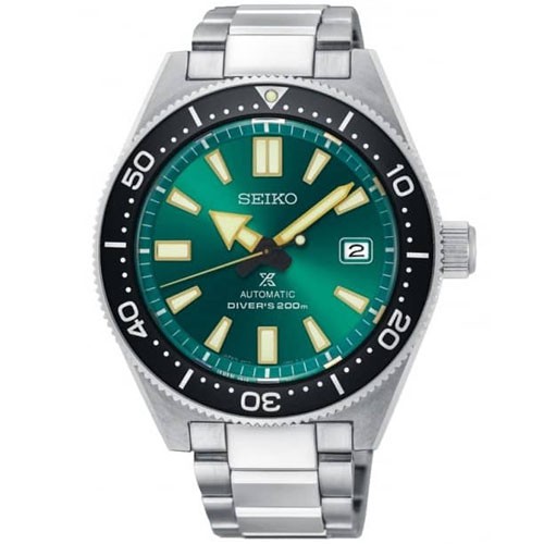 Seiko Prospex Limited Edition Green Dial นาฬิกาข้อมือผู้ชาย สแตนเลสแท้ รุ่น SPB081J1 (สีเขียว)