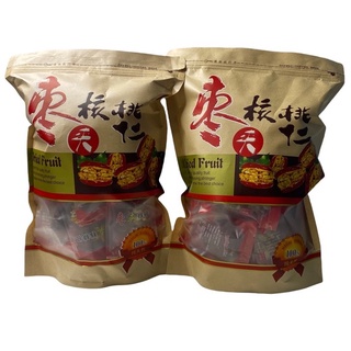 พุทราจีนอบแห้งสอดไส้เนื้อ วอนัท 牛肉核桃红枣 Dried Chinese Jujube Stuffed with Walnuts(แบบสุก) พร้อมทานขนาดจัมโบ้ นำเข้าจากฮ่องกง 500g 1SETCOMBO/จำนวน 2 แพค,ปริมาณ1Kg