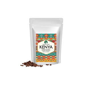 Pandora Coffee เมล็ดกาแฟ เคนยา Kenya Nyeri Kiandu คั่วอ่อน Light Roast