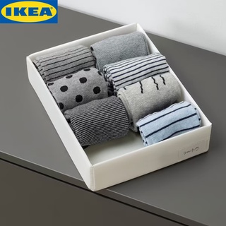 IKEA STUK สตูค ที่ใส่ของ, ขาว26x20x6 ซม. ช่วยให้เก็บของกระจุกกระจิกในตู้เสื้อผ้าหรือตู้ลิ้นชักได้เป็นระเบียบ