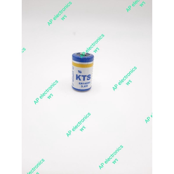แบตเตตอรี่ KTS er14250 3.6v ของแท้   ER 14250 ER14250 PLCแบตเตอรี่ 3.6V แบตเตอรี่ 1/2AA PLCแบตเตอรี่
