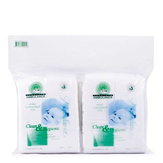 รถพยาบาล สำลีแผ่น 50 กรัม x8 แพ็ค Ambulance Cotton Pads 50g x8 Packs