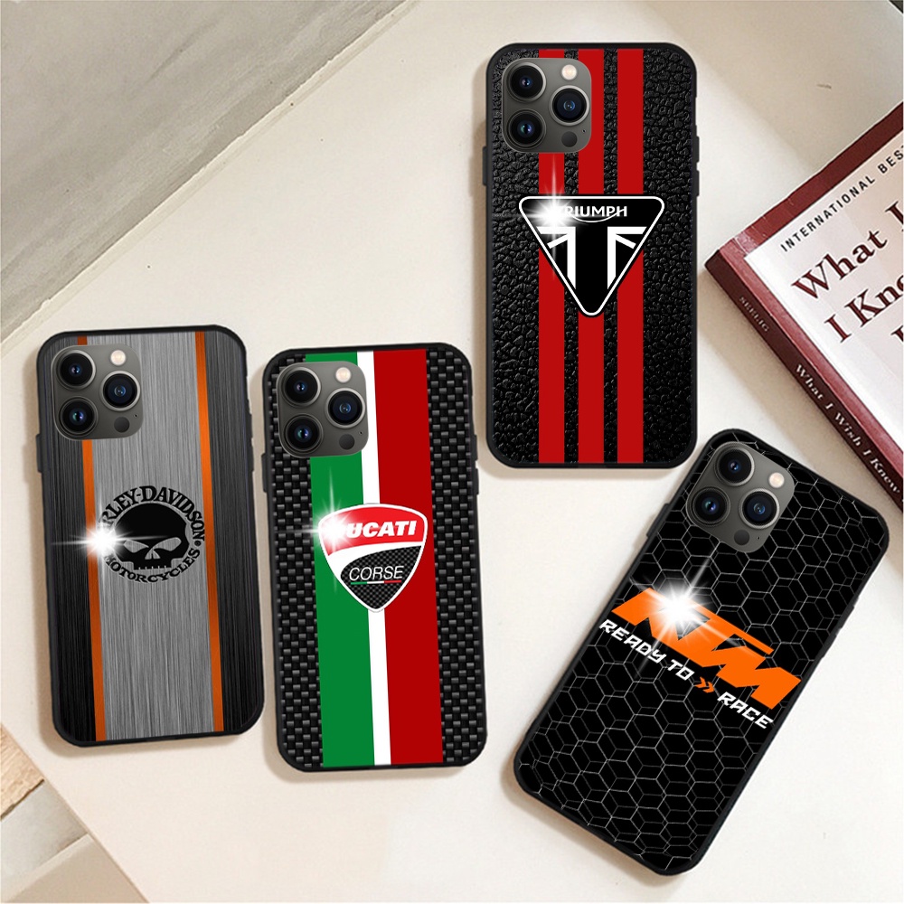 Frosted Case iP Super Bike Collection สําหรับ iP 13 Pro Max / iP 13 Pro / iP 13 / iP 13 Mini Back Ca