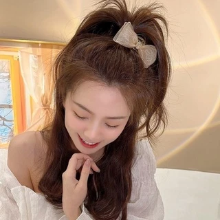A492 กิ๊บหนีบผม ประดับเพชร กิ๊บหนีบผมสไตล์เกาหลี พร้อมส่ง