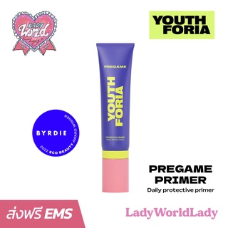 💗New💗พร้อมส่ง🌟Youthforia🌟Pregame Primer / ไพรเมอร์สูตรทำให้ผิวนวลขึ้นช่วยกักเก็บเครื่องสำอางให้อยู่คงนาน