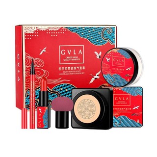 GVLA makeup set เซทนกเรียนแดง ชุดแต่งหน้าสุดคุ้ม (1เซต5ชิ้น)