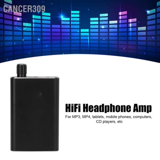 Cancer309 เครื่องขยายเสียงหูฟัง Hifi ซับวูฟเฟอร์ Aux เสียงรบกวนต่ํา 2 เวที แบบพกพา