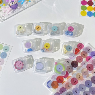 Mini Portable Plastic Storage Boxes Seal Transparent PP Square Pill Jewelry Earplug Earring Box