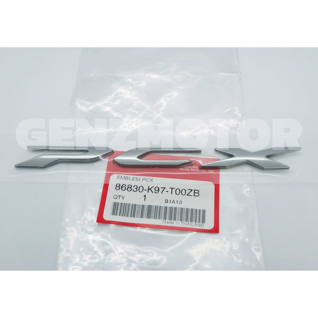 สติ๊กเกอร์ เครื่องหมาย สติ๊กเกอร์นูน PCX150 LED 2018-2020 คำว่า PCX แท้ศูนย์ 86830-K97-T00ZB ⚡️พร้อม