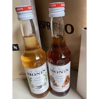 Monin Syrups Kit เซ็ตโมนินไซรัป ได้แก่ Vanilla, caramel (ขวดละ 500 มล./1.7 ออนซ์)