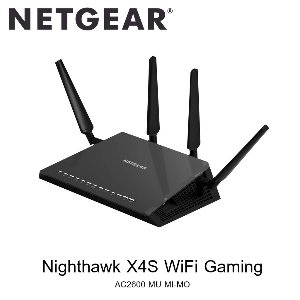 NETGEAR Nighthawk (R7800) X4S Smart WiFi Router AC2600 Wireless Speed (up to 2600 Mbps)