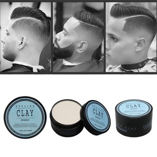 Fashion Matte Finished Hair Styling Clay Daily Use Mens Hair Clay High Strong Hold Low Shine Hair Styling Wax 100ml