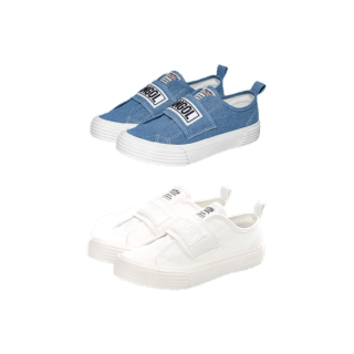 KANGOL รองเท้าผ้าใบ Slip-on แบบสวม รุ่น Front Logo สีขาว,สีน้ำเงิน 62527603