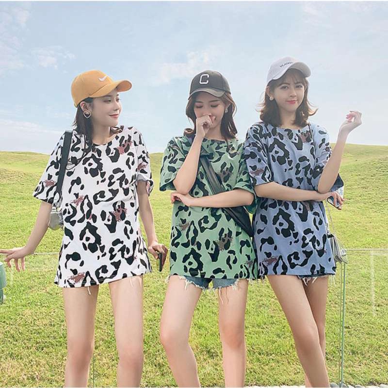 LH.Sunday 🍀 เสื้อยืดลายพิมเสื้อดาว
