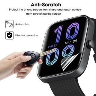 ฟิล์มกันรอยหน้าจอ TPU ไฮโดรเจล แบบนิ่ม ยืดหยุ่น กันรอยขีดข่วน สําหรับ Amazfit Bip 3 Bip 3 Pro
