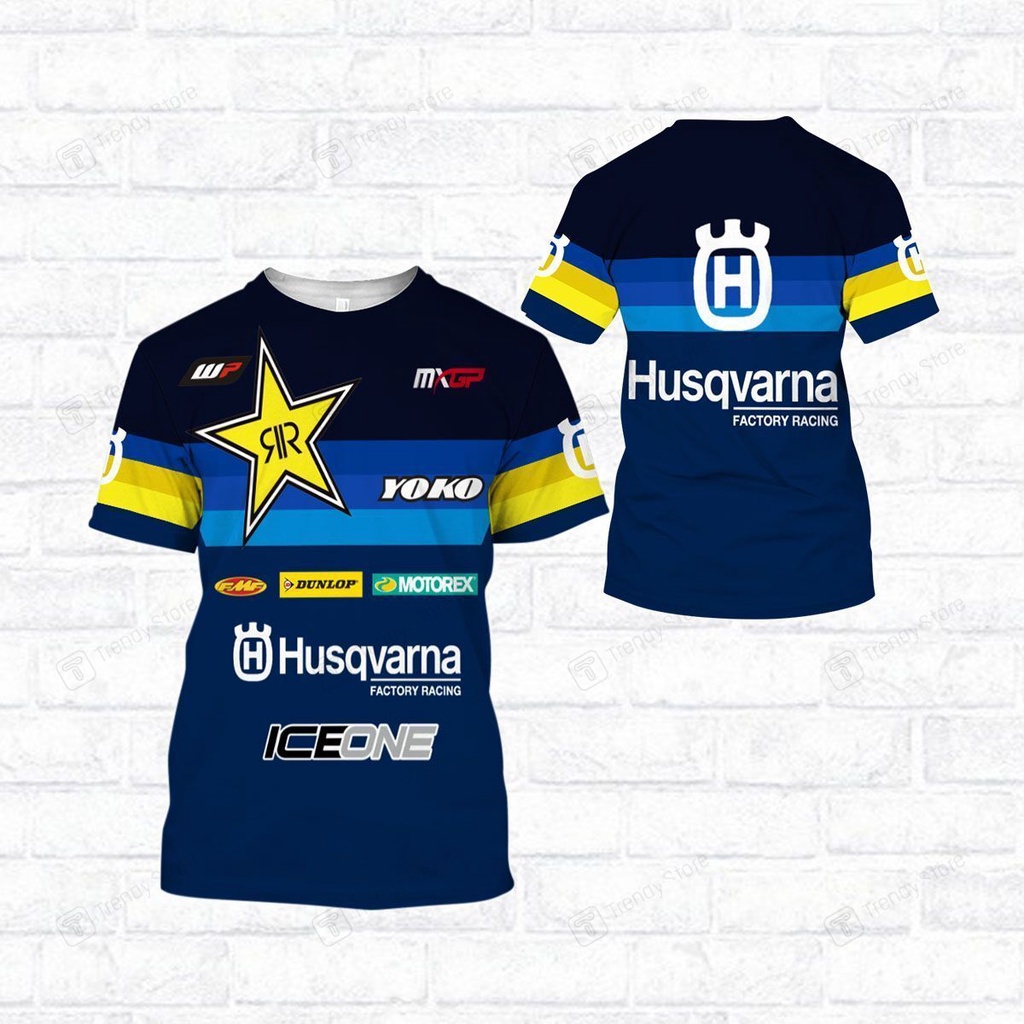 แฟชั่น 3D Husqvarna/Motorcycles/Top Mens T Shirt/Pinnacle Technology 5/Hot