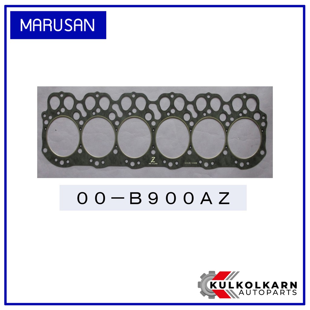MARUSAN ปะเก็นฝาไฟ HINO KT725, KT925, FM176 เครื่อง EH700 (00-B900AZ)