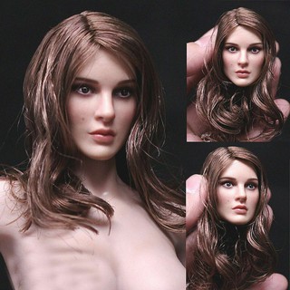 ของเล่นฟิกเกอร์ Natalie Portman Brown Head Sculpt F 12 นิ้ว 1/6