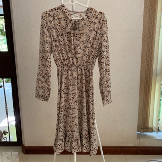 Vintage dress ลายดอก