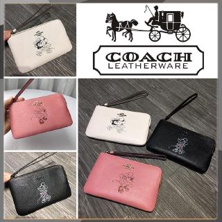 【HOT】COACH F30004 Wallet forever short wallet กระเป๋าสตางค์ผู้หญิง Wallet Wallet