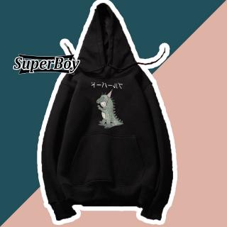 2019 hoodies ใหม่, ขาว, ดำ, เทา, ชมพู, แดง เสื้อฮู้ดหลวม, เสื้อกันหนาวหมวก