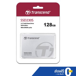 Transcend SSD230S 128GB :SATA III รับประกัน 5 ปี หรือ**รับประกันไม่เกิน 70 TBW **-มีใบกำกับภาษี TS128GSSD230S