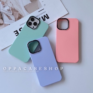 Silicone กำมะหยี่ Purple /Green /Peach เคสซิลิโคนกำมะหยี่ เคสสีพึ้น เคสสำหรับรุ่น 78/SE20 - 14 14plus 14pro 14promax