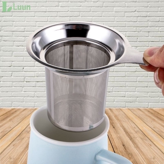 ⏩ Reusable Stainless Steel Mesh Tea Infuser Tea Strainer Teapot Tea Leaf Spice Filter Drinkware Kitchen Accessories 【Luun】
