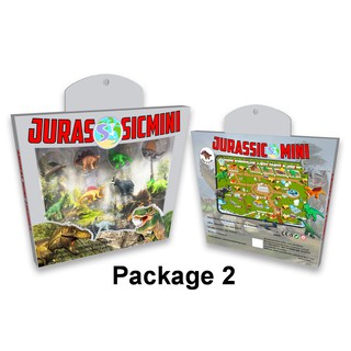 โมเดลสัตว์เหมือนจริง Jurassic Mini (Animal Figure) สามารถเล่นคู่กับ Jurassic Mini (Board Puzzle) ได้