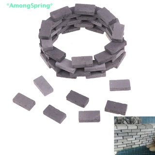 Amongspring&gt; ใหม่ ของเล่นตัวต่อ รูปอิฐจําลอง 1:16 diy สําหรับตกแต่งภูมิทัศน์ โต๊ะทราย 50 70 ชิ้น