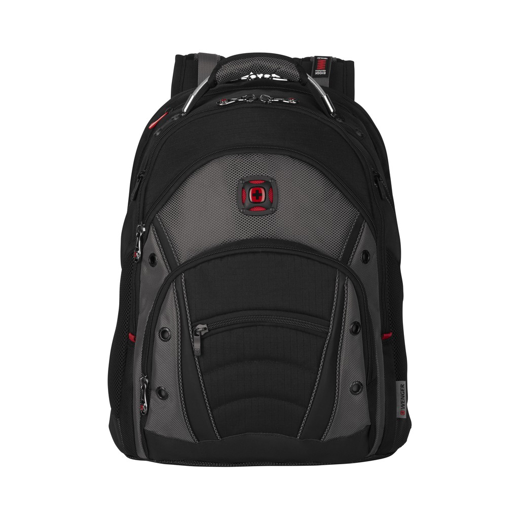 Wenger กระเป๋าสะพาย Synergy 16 Inches Laptop Backpack, Black/Grey (600635) D