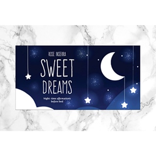 ออราเคิลการ์ด แรงบันดาลใจ หลับฝันดี Sweet Dreams Oracle inspiration Cards Night time affirmations before bed