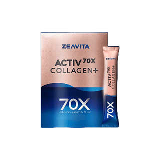 คอลลาเจน 70X ผิวและข้อดี 7in1 พิสูจน์ใน28วัน(62ซองx1กล่อง) ซีวิต้า Collagen อาหารเสริม วิตามินซี ผิวขาว กลูต้า