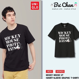 [S-5XL] เสื้อยืด พิมพ์ลาย Mickey Days UNIQLO สําหรับผู้ชาย ผู้หญิง