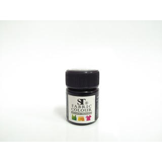 KTS (ศูนย์เครื่องเขียน) สีเพ้นท์ผ้า(Fabric Colour) ST ขนาด 15ml. สี BLACK 7102