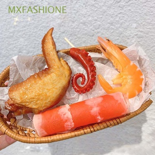 Mxfashione กิ๊บติดผมรูปกุ้งหมูหมูหมูกุ้งปลอมสไตล์เกาหลีน่ารักสําหรับผู้หญิง