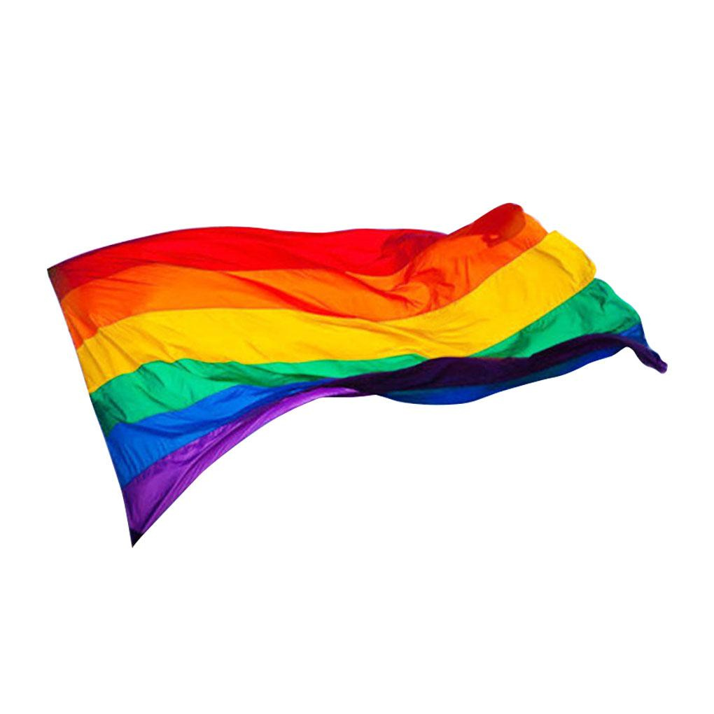 ธงสายรุ้ง ธงผืนใหญ่ ผืนกลาง ธงหลากสี ธง สายรุ้ง หลากสี Rainbow Lgbt Pride  Peace Love Freedom Equality Big Flag | Shopee Thailand