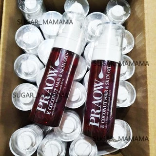 PRAOW พราว paa ป๋า น้ำมันมะพร้าวโมเลกุลเล็ก ซึมดี สันติมานะดี santimanadee หมอนอกกะลา coconut oil