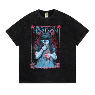 เสื้อยืดผู้ เสื้อยืดโอเวอร์ไซซ์ ลาย TEE Vonsey BMTH BRING ME THE HORIZON THE DOLL SOMEONE CALL S-5XL