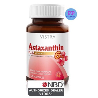 VISTRA ASTAXANTHIN 6 MG 30 CAPSULES