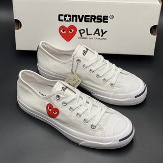 รองเท้าผ้าใบConverse Play ❤️ Comme Des ใส่ได้ผู้หญิงผู้ชาย