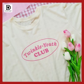 TEE.DD.TSHIRT เสื้อยืด Twinkle Club มีให้เลือกหลายสี หลายทรง ทั้งคลาสสิค และครอป ผ้านุ่ม ลายสวย ไม่ย้วย ไม่ต้องรีด