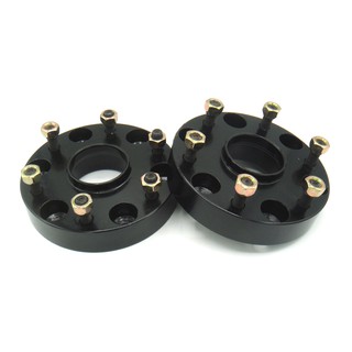 2ตัว อะแดปเตอร์รองล้อ (แบบเหล็กแข็งมีบ่า) 6 รู ออก 6 รู  หนา…