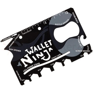 อุปกรณ์อเนกประสงค์ Ninja Wallet 18 in 1